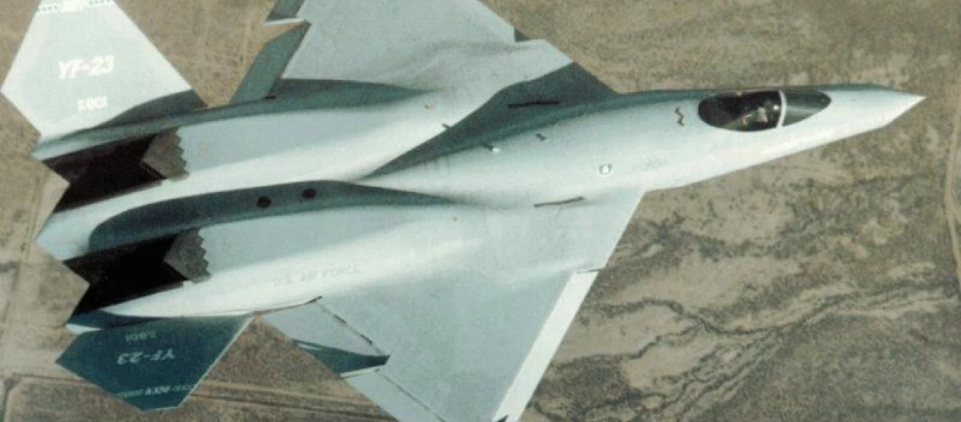 YF-23: Το εκπληκτικό μαχητικό των ΗΠΑ που δεν μπήκε ποτέ σε μαζική παραγωγή (βίντεο-φώτο)